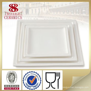 Venta al por mayor platos de catering, plato de porcelana para restaurante, juego de mesa de dubai